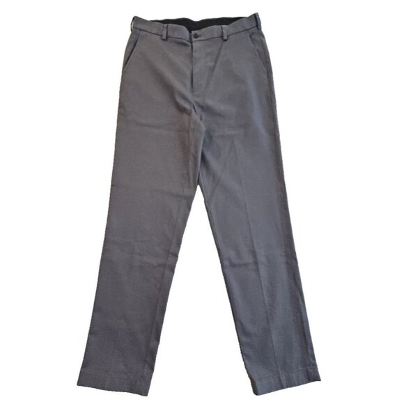 Brooks Brothers Advantage Chino Clark Men's Pants W34 L34 Houndstooth Gray EUC - Picture 1 of 16